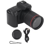 Cámara digital de 3 pulgadas con pantalla IPS 4K, 64 MP, zoom digital de 16x, visión nocturna, cámaras duales inalámbricas