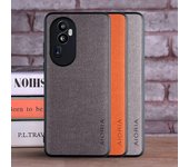 Funda para oppo Reno 11 10 8 T 7 6 Pro Plus coque funda de teléfono de piel de cuero textil de lujo capa para oppo reno10 pro funda Reno11 5G negro