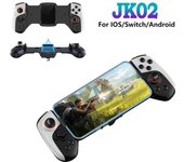 Controlador de gamepad telescópico JK02, radiador semiconductor, enfriador de juegos, mango para iOS/Switch/Android, joystick para juegos de teléfonos móviles. verde