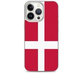 Coque iPhone - Dinamarca - iPhone 13 Pro - Souple - Multicolore - Design Drapeau