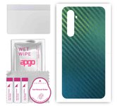 apgo Protective Skin Sticker for the back compatible with Realme X50 Pro 5G, Wrap Film, Foil, Vinyl - Pattern Carbon Chameleon CAKA1