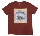 The Beatles Camiseta unisex para adultos con la portada del álbum Magical Mystery Tour L rojo