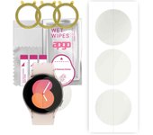 3 protectores de pantalla mate de hidrogel apgo para Samsung Galaxy Watch 5 de 40 mm, película de hidrogel, TPU flexible y suave con capa de posicionamiento de fácil instalación.