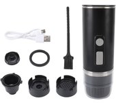 Cafetera portátil de 15 bares, cápsulas ABS, extracción de café molido, cafetera eléctrica con USB L