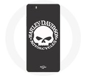 Coque pour Huawei P8 Lite Harley Davidson Motors Tete de mort