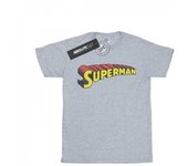 DC Comics Camiseta telescópica con el logotipo de Superman para hombre S blanco
