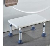 Silla de bañera portátil con patas antideslizantes, taburete para pies, cómodos asientos de ducha para inodoro Bathroom Stool