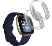 Coque compatible Fitbit Versa 3 - Fitbit Sense [Lot 2] Protection TPU Souple étui transparent Phonillico®