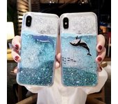 Funda para teléfono OPPO Reno Anti-caída Quicksand Whale - A5, A7x, A91, R15, R17 - Diseño creativo personalizado para parejas, hombres, mujeres. OPPO R11plus