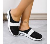 Zapatillas de cuña para mujer, zapatillas Premium, Vintage, antideslizantes, informales, con plataforma, zapatos Retro, sandalias ortopédicas para diabéticos de talla grande 36