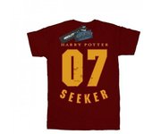 Harry Potter Girls Seeker 07 Cotton T-Shirt 9-11 Years borgoña