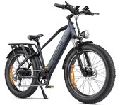 Engwe Bicicleta eléctrica todoterreno con suspensión doble E26, 250 W, 48 V, 16 AH amarillo