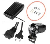 Motor para máquina de coser de 180 W, 220 V/110 V, 10 000 rpm, con pedal, accesorios para trabajos manuales