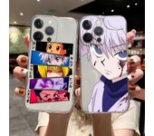 Funda de teléfono Anime Hisoka Hunter X Hunter para iPhone 11 12 13 Pro Max X XR XSMAX X 6s 8 7 Plus 13Mini funda trasera transparente suave iPhone 6 6s