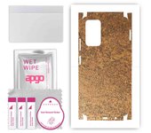 apgo Protective Skin Sticker for the back+sides compatible with Xiaomi Redmi Note 11T, Full Wrap Film, Foil, Vinyl - Pattern Rusty Copper