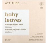 ATTITUDE, Baby Leaf, champú y jabón corporal, sin perfume, 3 oz (85 g)