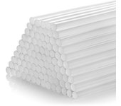 100 Mini Barras de Pegamento Hot Melt, 7x100 mm, Paquete Grande, Adhesivo Transparente para Pistola Hot Melt