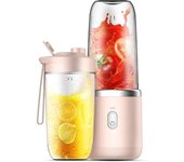 Exprimidor pequeño eléctrico de 300Ml, batidora portátil de mano, taza, exprimidor de frutas, batidora automática, herramienta de cocina