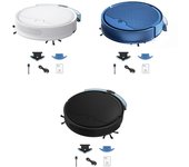 Robots Aspiradores Barrido Máquina de Limpieza Automática Hogar Cepillo Polvo azul