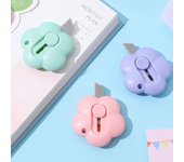 Cuchillo dispensador portátil para arte con flores para estudiantes, cuchillo para cortar papel, cuchillo de bolsillo, minicuchillo bonito