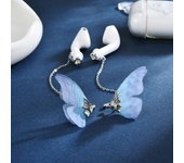 1 par de clips de sujeción para auriculares con forma de mariposa, antipérdida, para AirPods Pro 2/AirPods 3, 2 y 1 1Pair butterfly