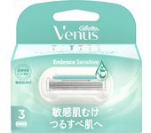 Venus PG design Venus envelope Sensitive Para piel sensible Para una piel suave Cuchillas de repuesto Paquete de 3