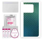 Adhesivo protector trasero apgo compatible con OnePlus 10T, lámina de vinilo - Patrón Camaleón de Carbono CAKA1