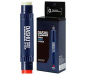 Bálsamo labial Dashu Mens Double Appeal 4,8 g, sabor a fresa + sin perfume, 1 pieza, los mejores cosméticos para hombres de Corea