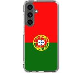 Coque Téléphone - Samsung - Galaxy S10 - Drapeau Portugal - Souple - Multicolore