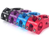Potencia de bicicleta de 25,4 mm de aleación de aluminio para manillar de bicicleta de montaña, compatible con la mayoría de bicicletas de carretera, MTB, BMX y fixie. púrpura
