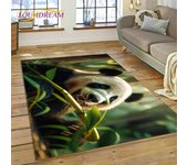 Alfombra 3D con diseño de panda de dibujos animados para dormitorio, sala de estar, sofá, decoración del hogar, juego para niños, alfombra de suelo decorativa grande 40cm x 60cm
