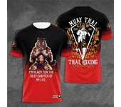 Camiseta con estampado 3D de Muay Thai para hombre, camisetas de manga corta Unisex, gran oferta preferencial, camiseta clásica con patrón de lucha XL