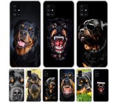Funda de teléfono con diseño de perro rottweiler para Samsung Galaxy A50, A70, A40, A30, A20S, A10, Note 20 Ultra, 10 Lite, 9, 8, A6, A8 Plus, A7, A9 + funda protectora Samsung A70