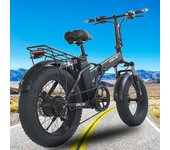 Bicicleta eléctrica plegable de 20  para hombres y mujeres, motor de 1000W, 40 km/h y 48V, 15Ah, bicicleta eléctrica de iones de litio extraíble, bicicleta de 7 velocidades