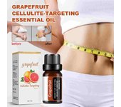 (PC 1)Aceite de pomelo, aceite de pomelo, aceite de pomelo para esculpir el cuerpo, cintura, piernas, brazos, espalda, abdomen, glúteos, celulitis, aceite de pomelo, 10 ml One size blanco