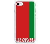 Funda iPhone - Biélorussie - SE 2020 - Souple - Multicolore - Design Drapeau