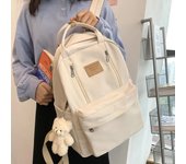 DIEHE Mochila de color sólido para mujer, mochilas impermeables de alta calidad para jóvenes, mochila de hombro para niñas adolescentes, mochila escolar para mujeres