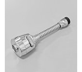 Adaptador Universal para grifo de cocina, extensores de filtro para grifo con rotación de 360 ​​°, utensilios de cocina, boquilla para ahorro de Agua pulverizada plata