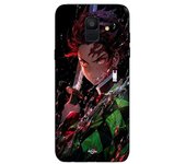 Coque maniacase pour Samsung Galaxy A8 2018 Demon Slayer Tanjiro Kamado énervé manga anime