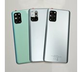 Cubierta trasera de cristal OnePlus 8T A+ para batería de repuesto de puerta trasera OnePlus 8T+ 5G, cubierta de carcasa trasera para T-Mobile Lunar Silver