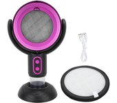 Campana extractora de sobremesa de 2 velocidades con iones negativos, alimentada por USB, portátil, para cocina, apartamento, 5 V