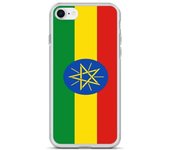Coque pour iPhone - Drapeau de l'Ethiopie - iPhone 8 - Sopa de silicona - Diseño fin et léger