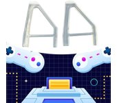 Soporte horizontal de escritorio para consola de juegos PS5 Slim, versión con unidad óptica, accesorio para juegos, soporte de exhibición de acrílico