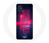 Coque pour Samsung Galaxy A71 Stranger Things Logo Transparent Saison 4 Bande annonce 2022