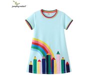 Lindos vestidos de princesa de punto para niñas - Verano 2023 80-90cm