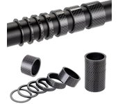 5 unids/set 28,6mm Universal bicicleta vástago arandela ultraligera manillar vástago junta accesorios de bicicleta 1/2/3/5/10mm