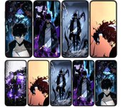 para Samsung Galaxy S24 S23 iPhone 16 15 14 Xiaomi Redmi Note 13 12 11 10 8 Plus 9 Pro Max X XR A06 Funda de teléfono Solo Leveling Arise OPPO Huawei Cubierta for Samsung Galaxy A35 5G bolo