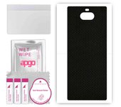 apgo Protective Skin Sticker for the back compatible with Sony Xperia 10 Plus, Wrap Film, Foil, Vinyl - Pattern Matrix
