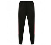 Finden and Hales Pantalones de chándal de punto para hombre M blanco/negro