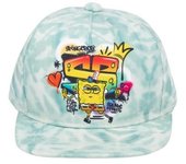 Gorra Snapback con efecto tie-dye para niños de Bob Esponja One Size azul